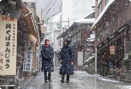 湯田中・渋温泉街散策